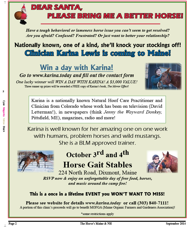 Horses Maine September Issue for web-2